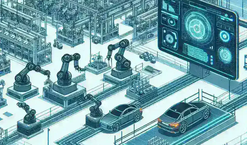 "Automotive companies in Spain test autonomous production factories, showcasing innovative technology and advanced manufacturing processes in the automotive industry."